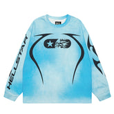 Hellstar Long Sleeve Shirts Hip-hop loose oversize